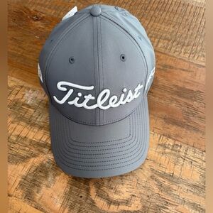 Titleist Charcoal Cap with White Logo